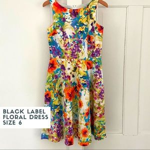 Knee-Length Floral Dress